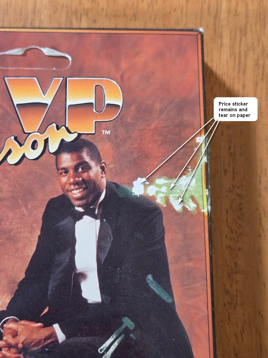 MVP Magic Johnson Virgin Mastertronic IBM PC Big Box Game 1990 CIB 3.5″ Floppy