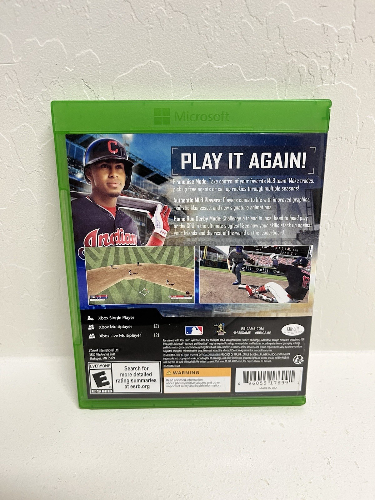 R.B.I. Baseball 18 (Microsoft Xbox One, 2018) Clean Tested Condition