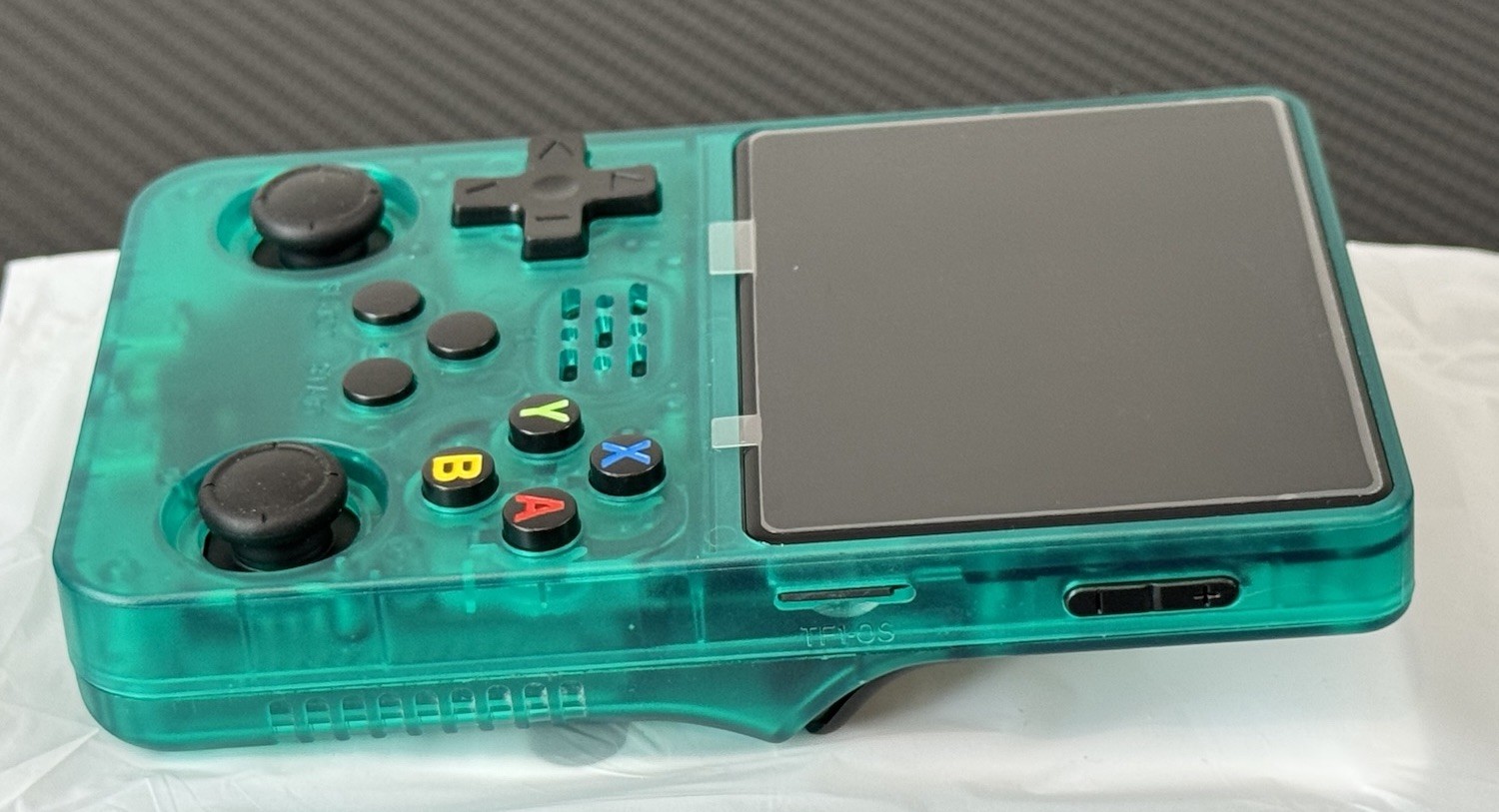 R36S Retro Handheld Video Game Console 64GB with 3.5″ IPS Screen, Quad-Core