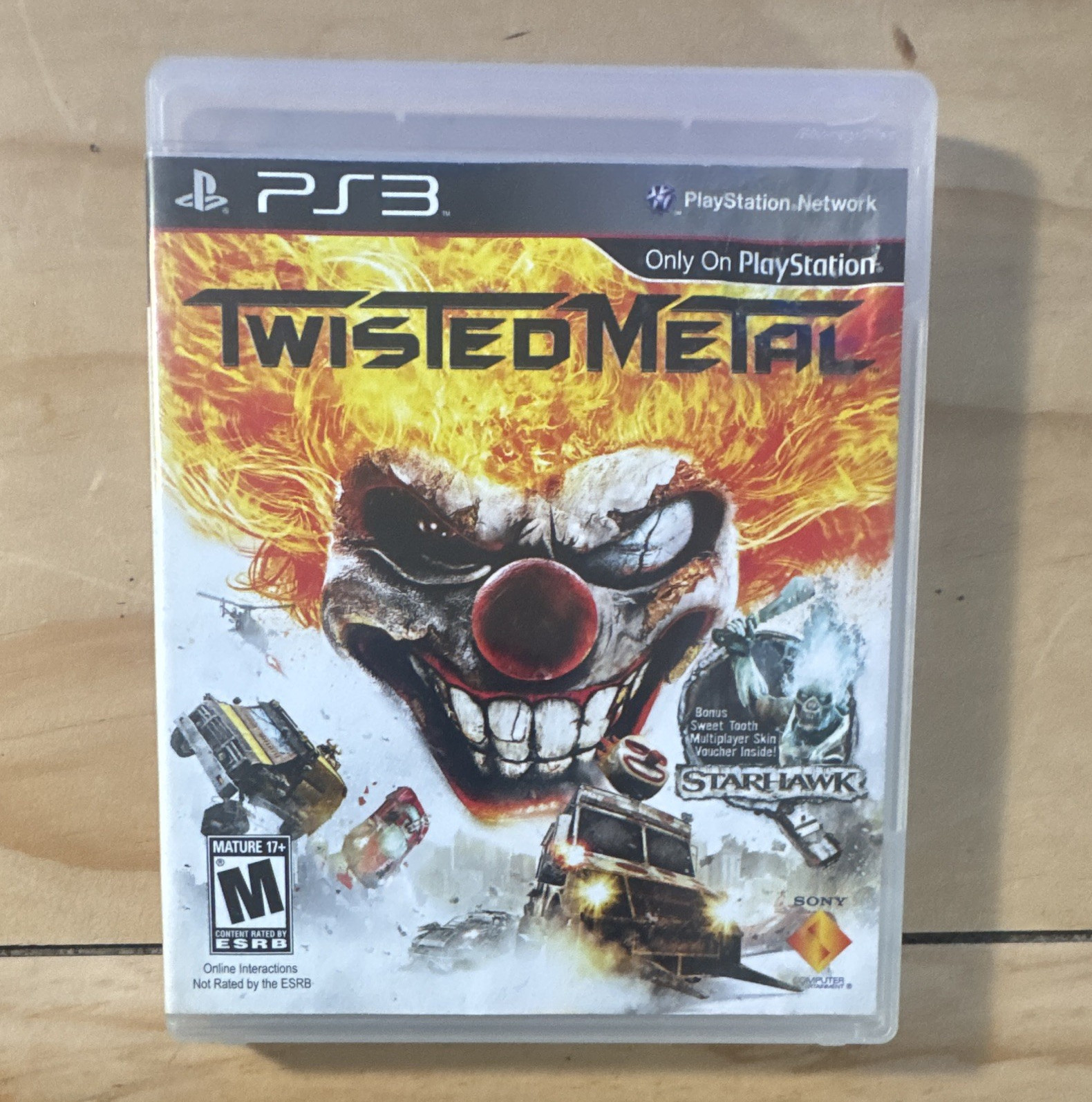 Sony Twisted Metal (PS3) 2012 M Rated NTSC-U/C Online Play w/ Case