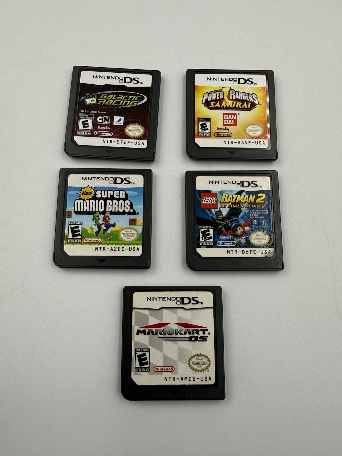 Nintendo 3DS Cosmo Black Bundle 5 Games Mario Kart CIB OEM Charger Tested