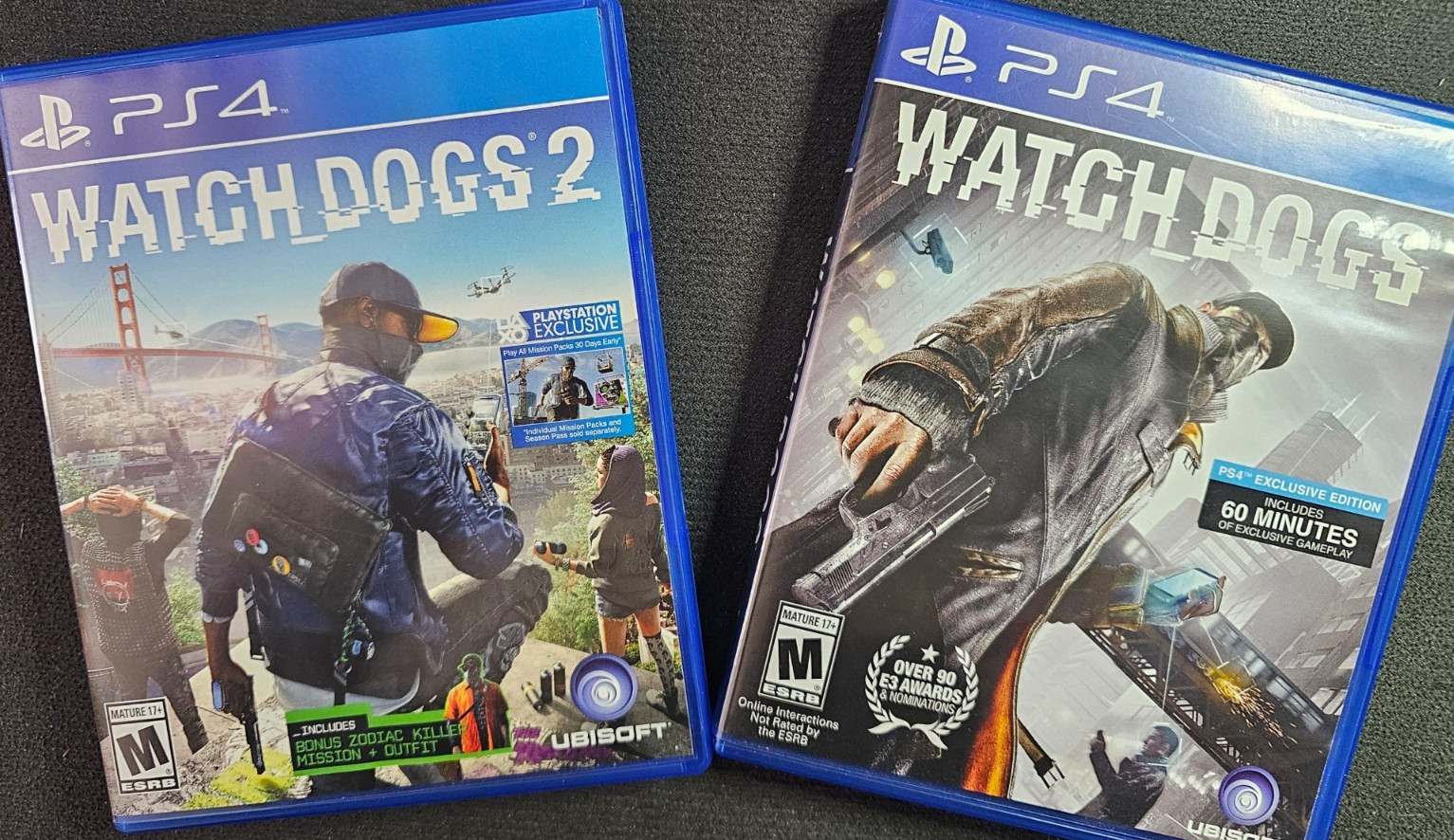 WATCH DOGS and WATCH DOGS 2 – PlayStation 4 -UBISOF – PS4 Video Games (BUNDLE)