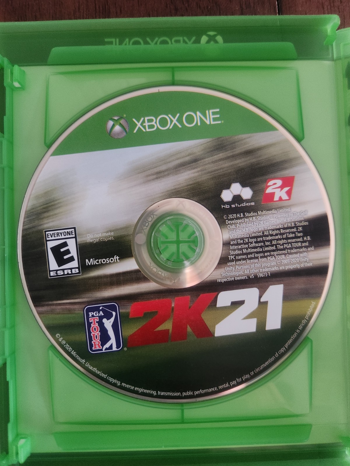 2K PGA Tour 2K21 Xbox One X Enhanced 4K Ultra HD Sports E Everyone