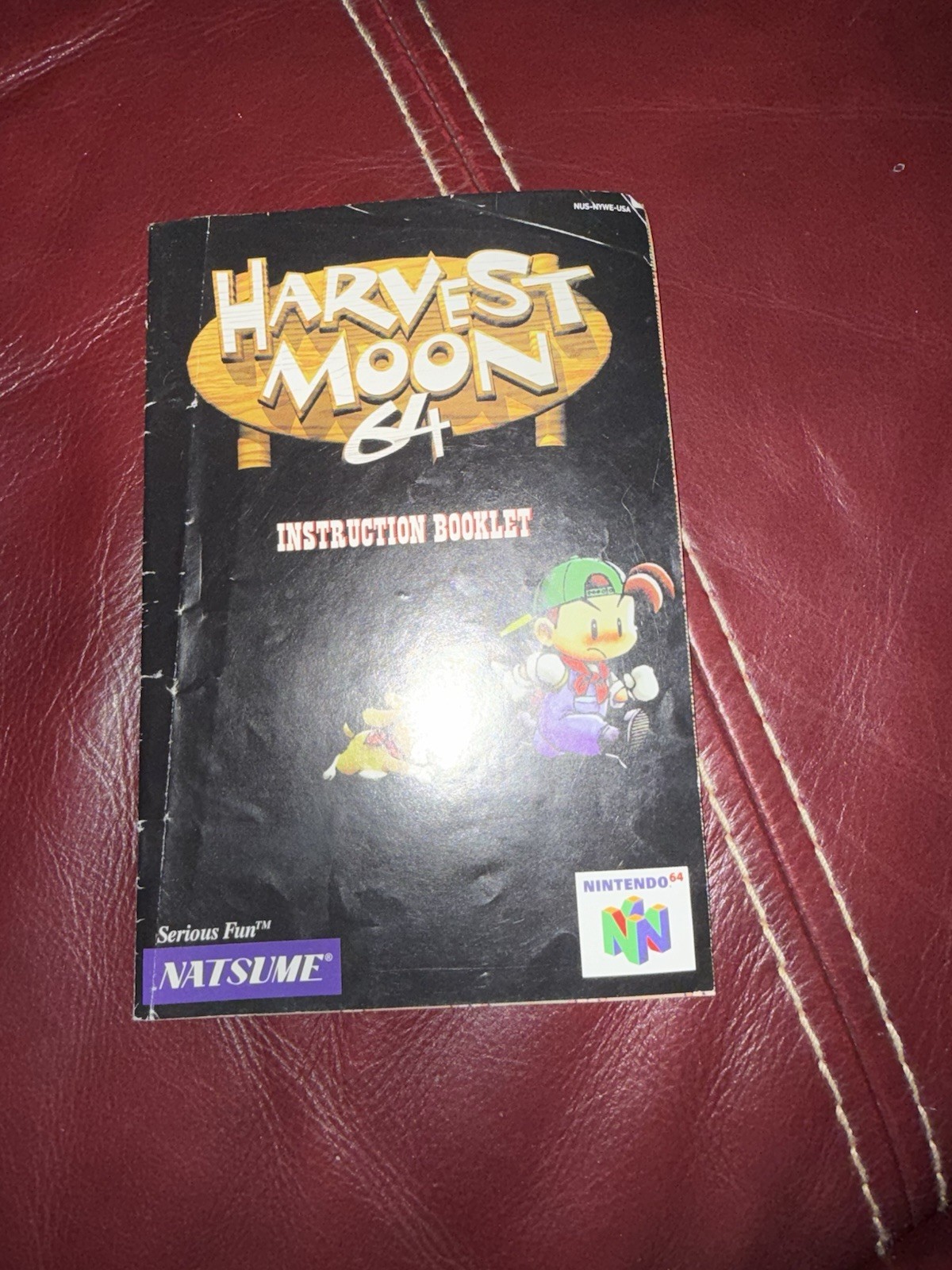 Harvest Moon 64 N64 Instruction Manual ONLY