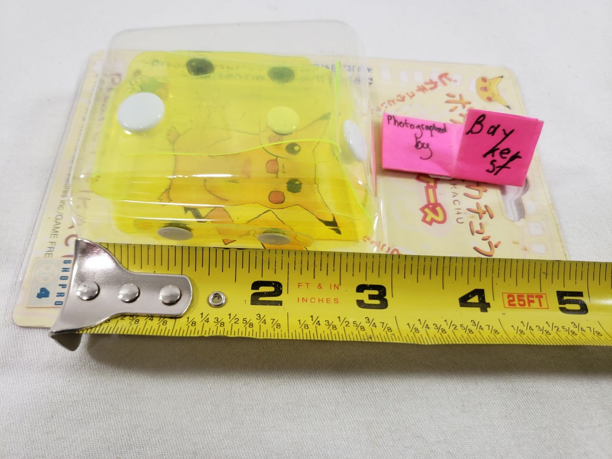 NEW Pocket Pikachu Yellow Carrying Case Pouch for Virtual Pet LCD Pedometer Game