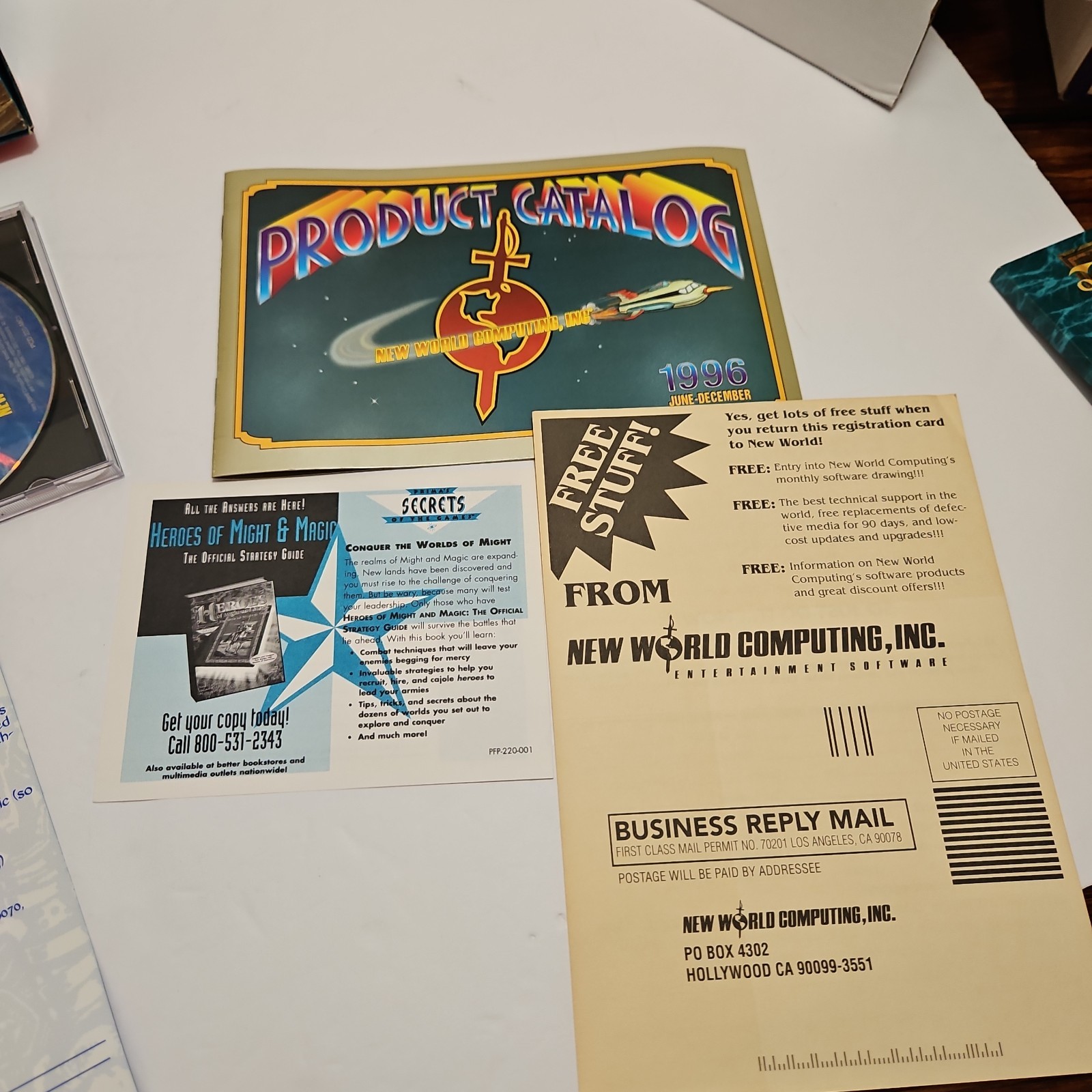 New World Computing Heroes of Might and Magic PC Big Box 1995 Complete