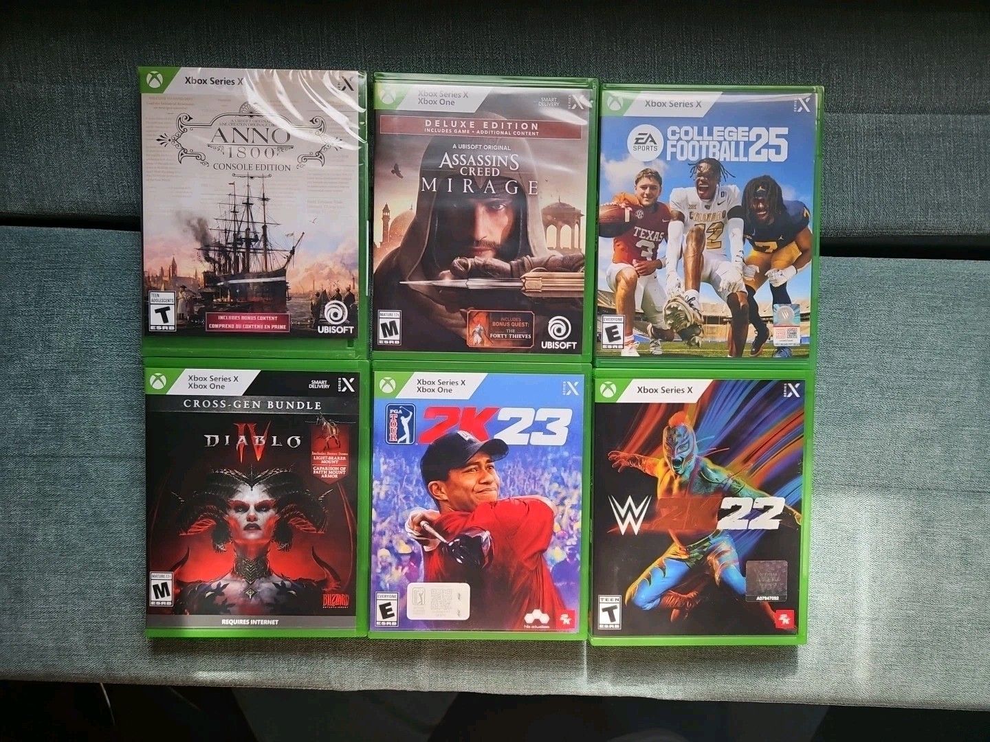 Xbox Series X 6 Game Lot New and Used