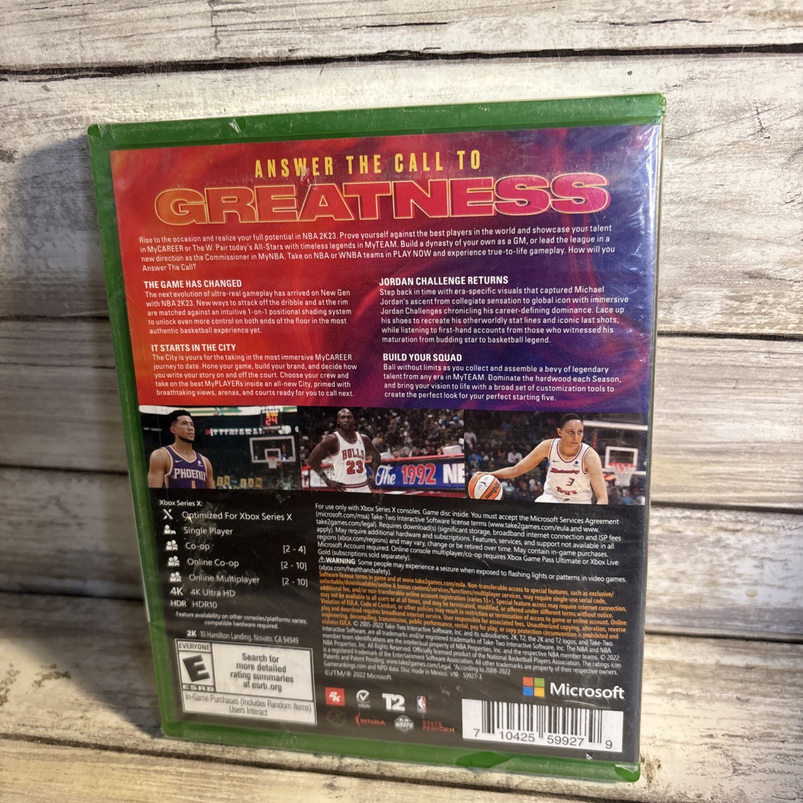 NBA 2K23 Microsoft Xbox Series X|S Devin Booker NEW SEALED Call To Greatness