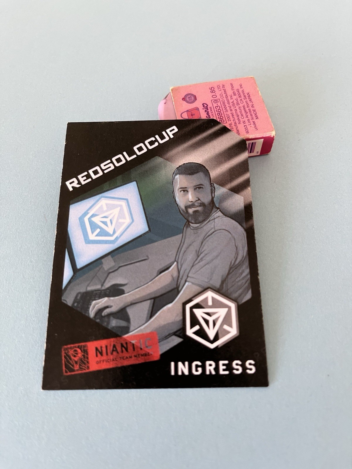 Ingress Agent Card REDSOLOCUP Behind the Scanner Host Niantic ENL