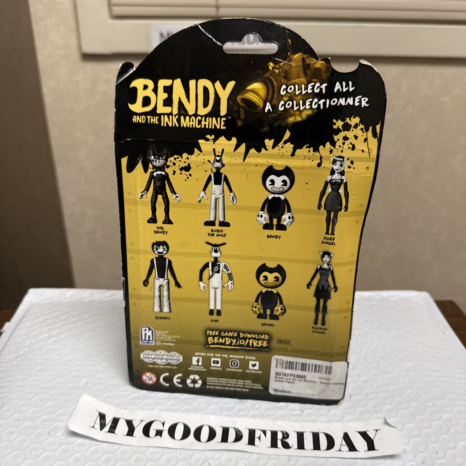 PhatMojo Bendy and the Ink Machine: Series 2-Sammy Action Figure NRFB, 2018- New