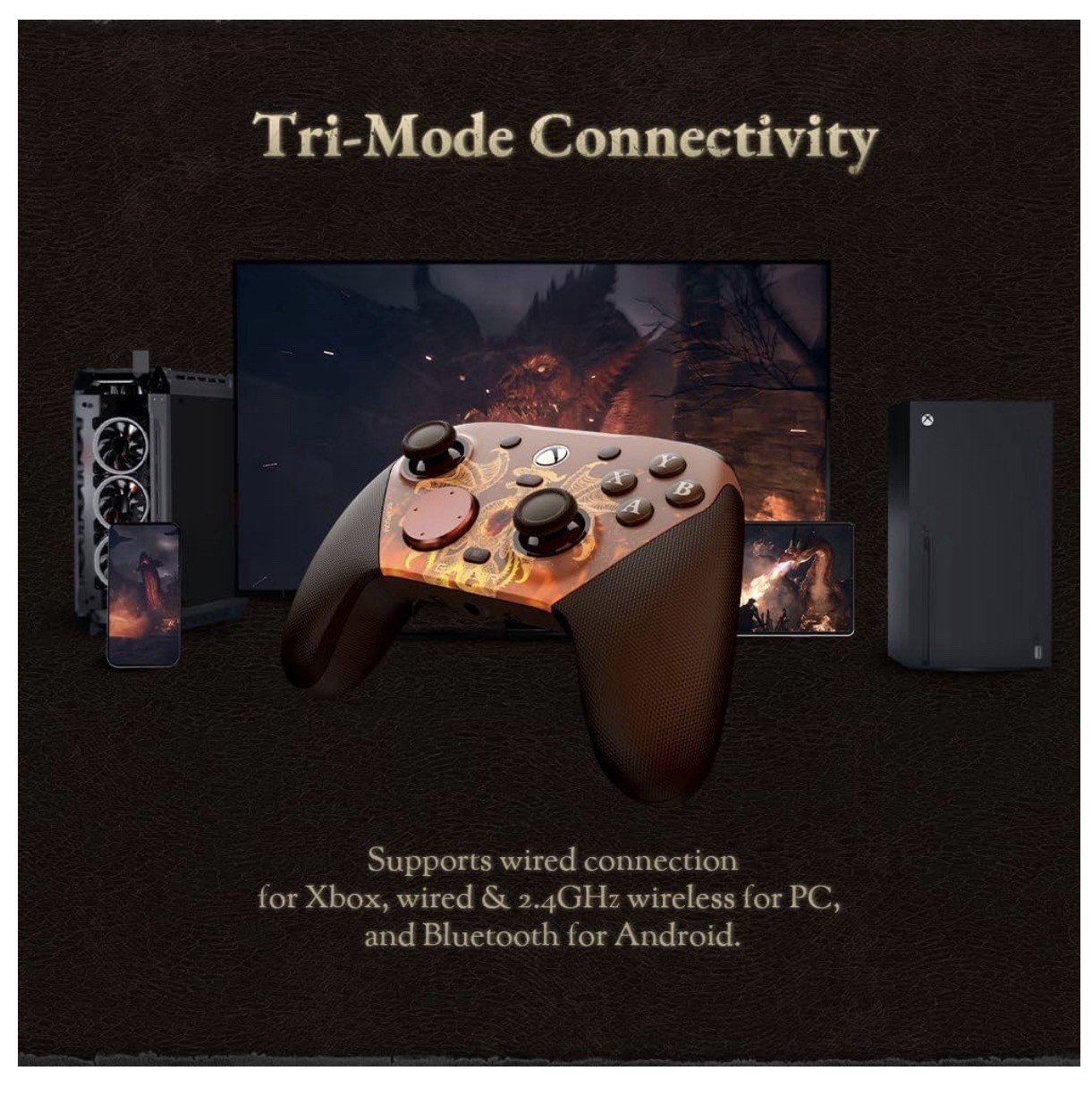 GameSir G7 Pro Controller for Xbox Series X/S & PC TMR Sticks Dragon Edition
