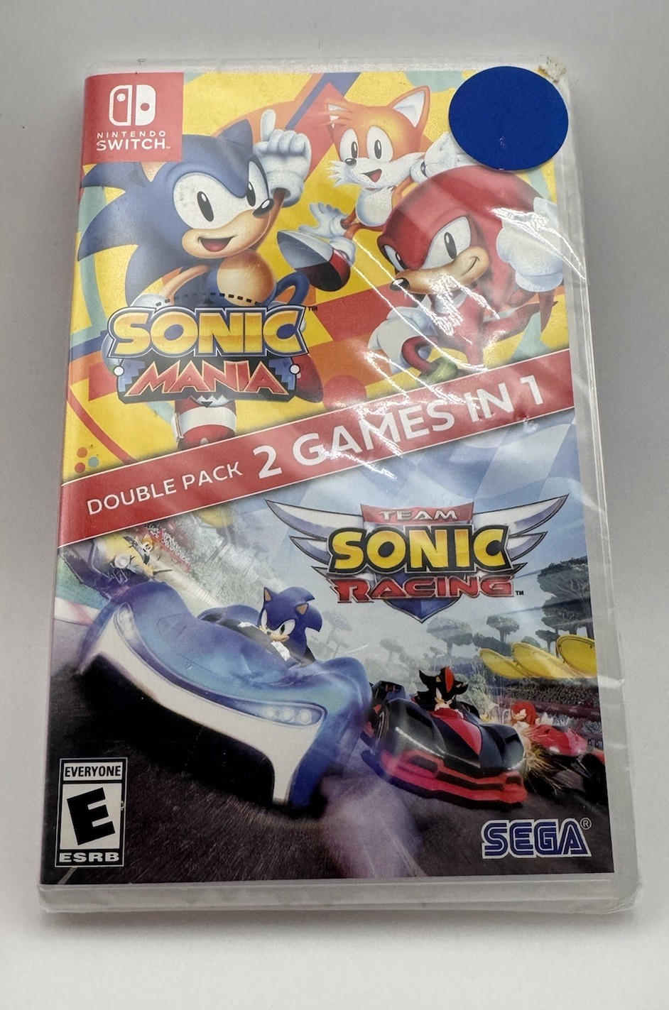 Sonic Mania + Team Sonic Racing Double Pack Nintendo Switch SEALED