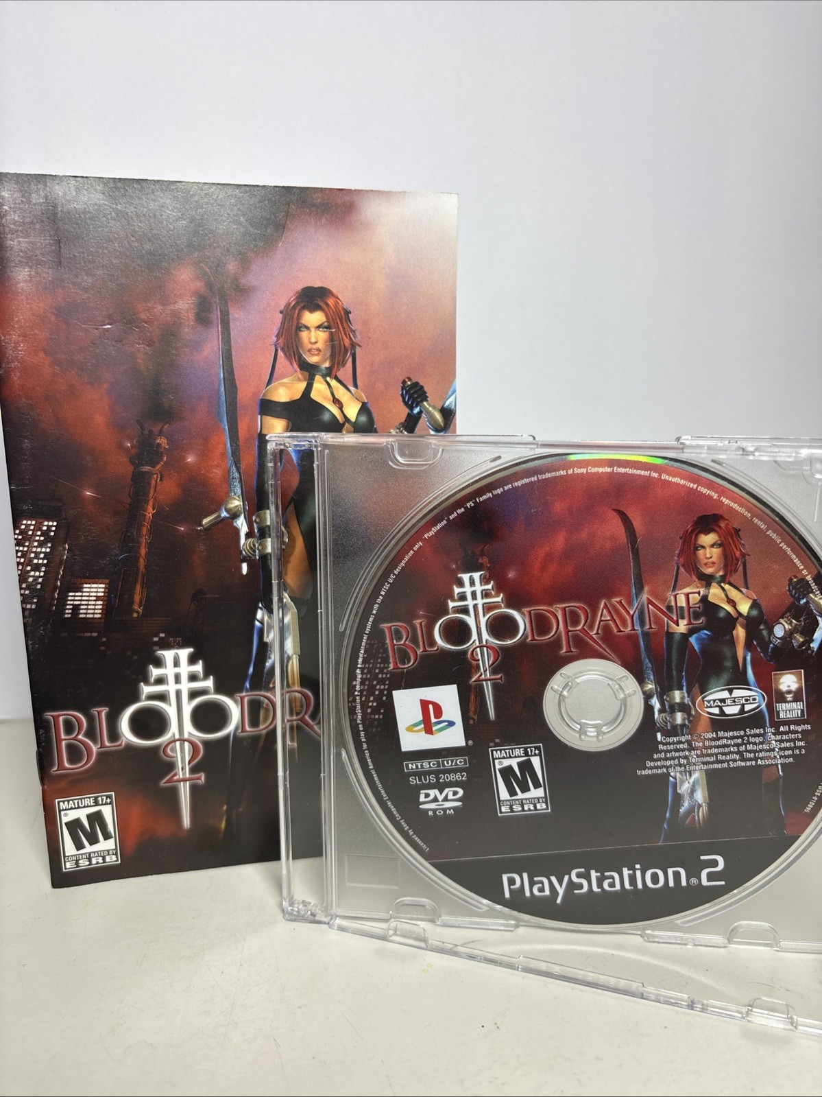 BloodRayne 1 & 2 Ps2 Working Free Shipping
