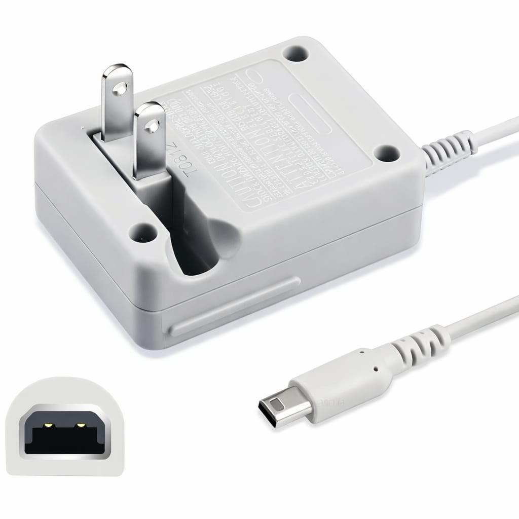 AC Adapter Home Wall Charger Cable Power Plug for Nintendo DSi/ 2DS/ 3DS/ DSi XL