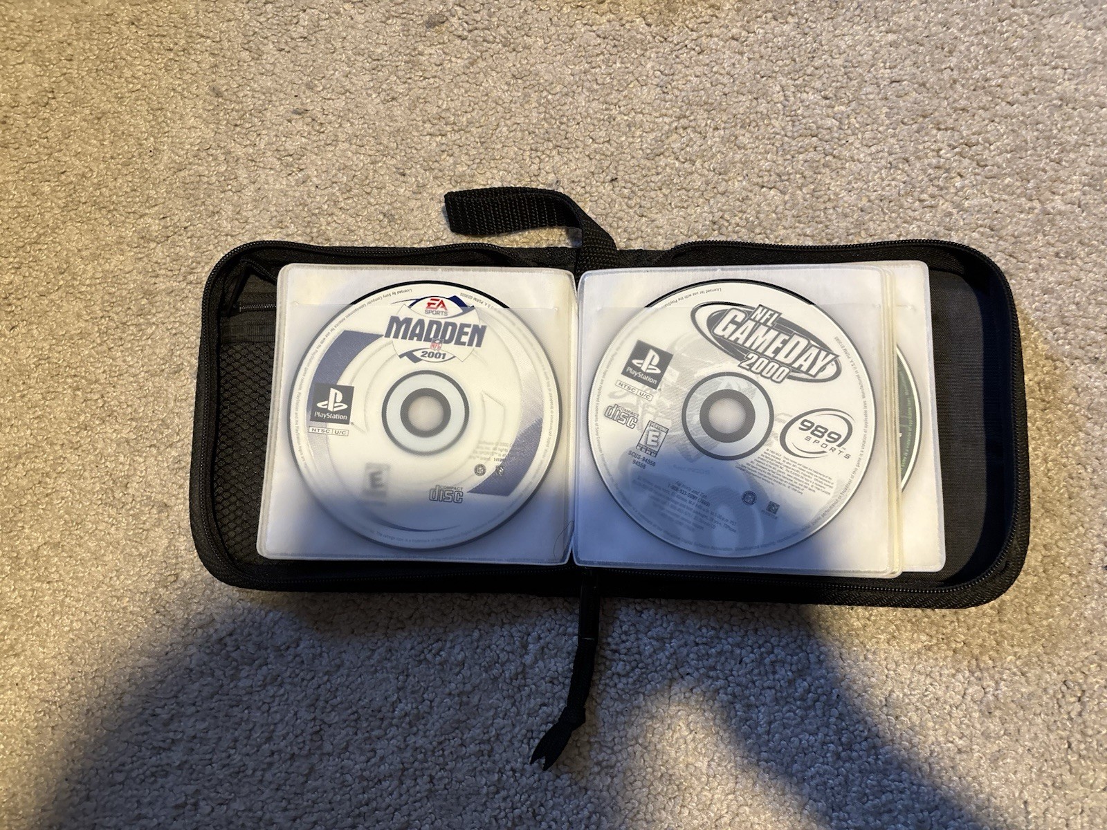 PlayStation 1 20-Pack Carrying Case + LOT OF 12 Games Sony PS1, Disc Only