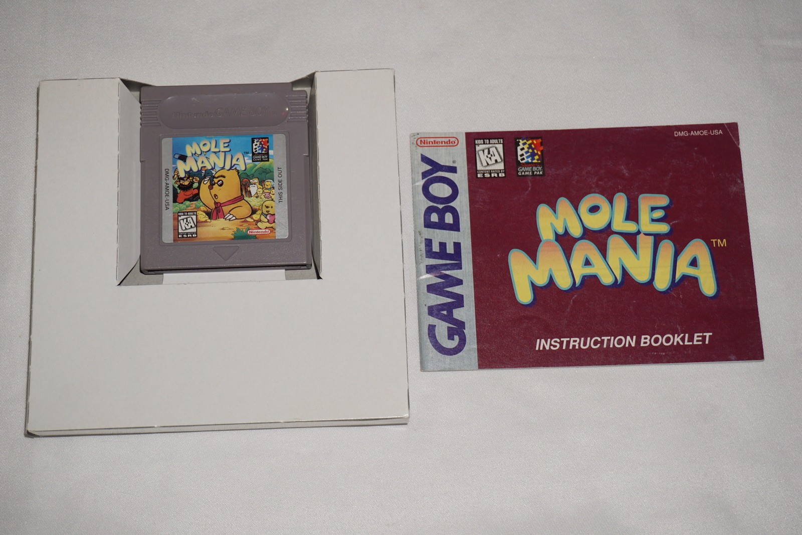 Mole Mania (Nintendo Game Boy GameBoy) Complete in Box CIB