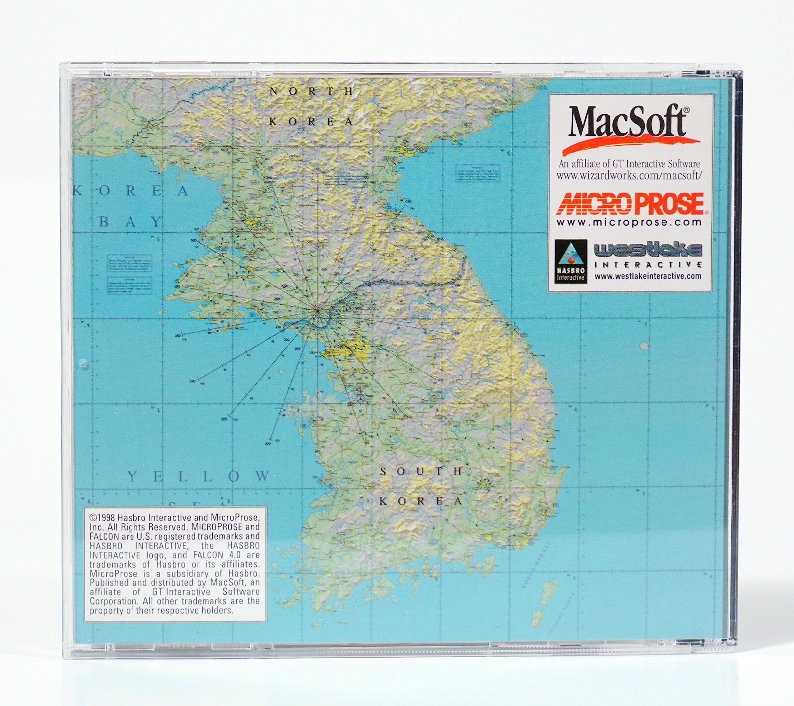 Falcon 4.0 MicroProse MACSOFT CD Flight Sim Vintage Mac Game