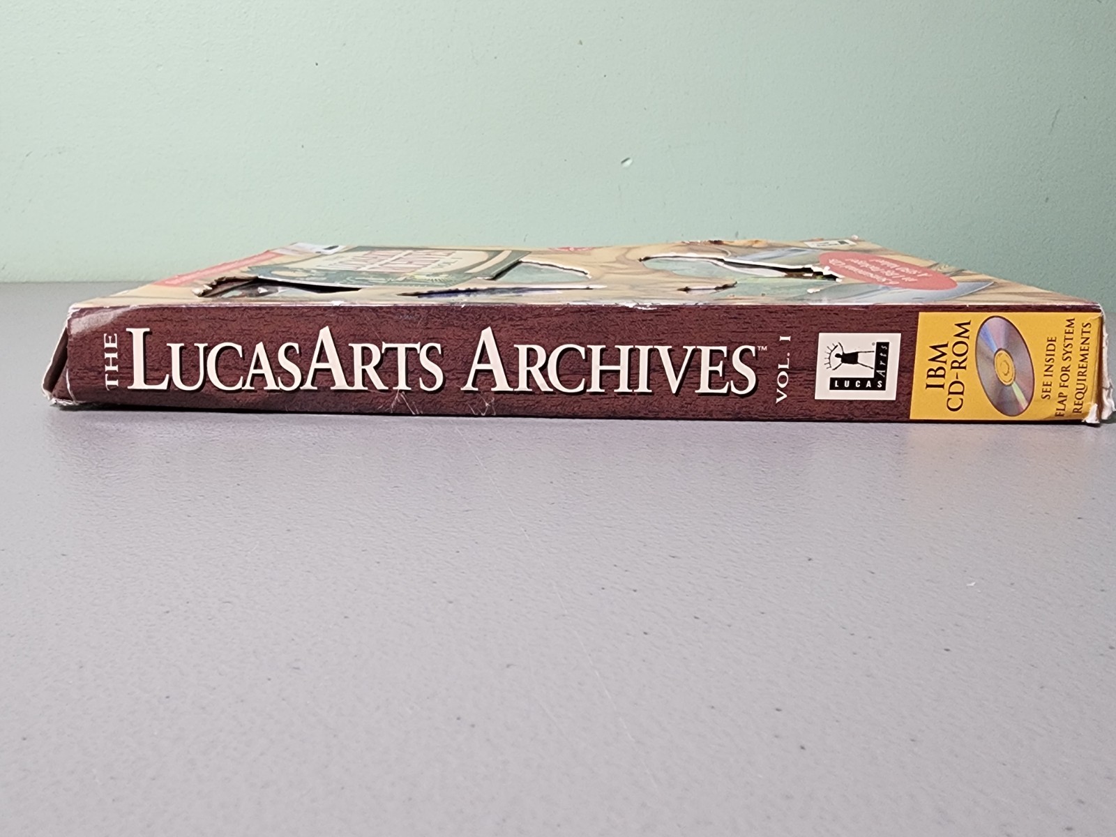 LucasArts Archives Vol 1 PC CD-ROM Games Indiana Jones Sam & Max. – CIB Big Box