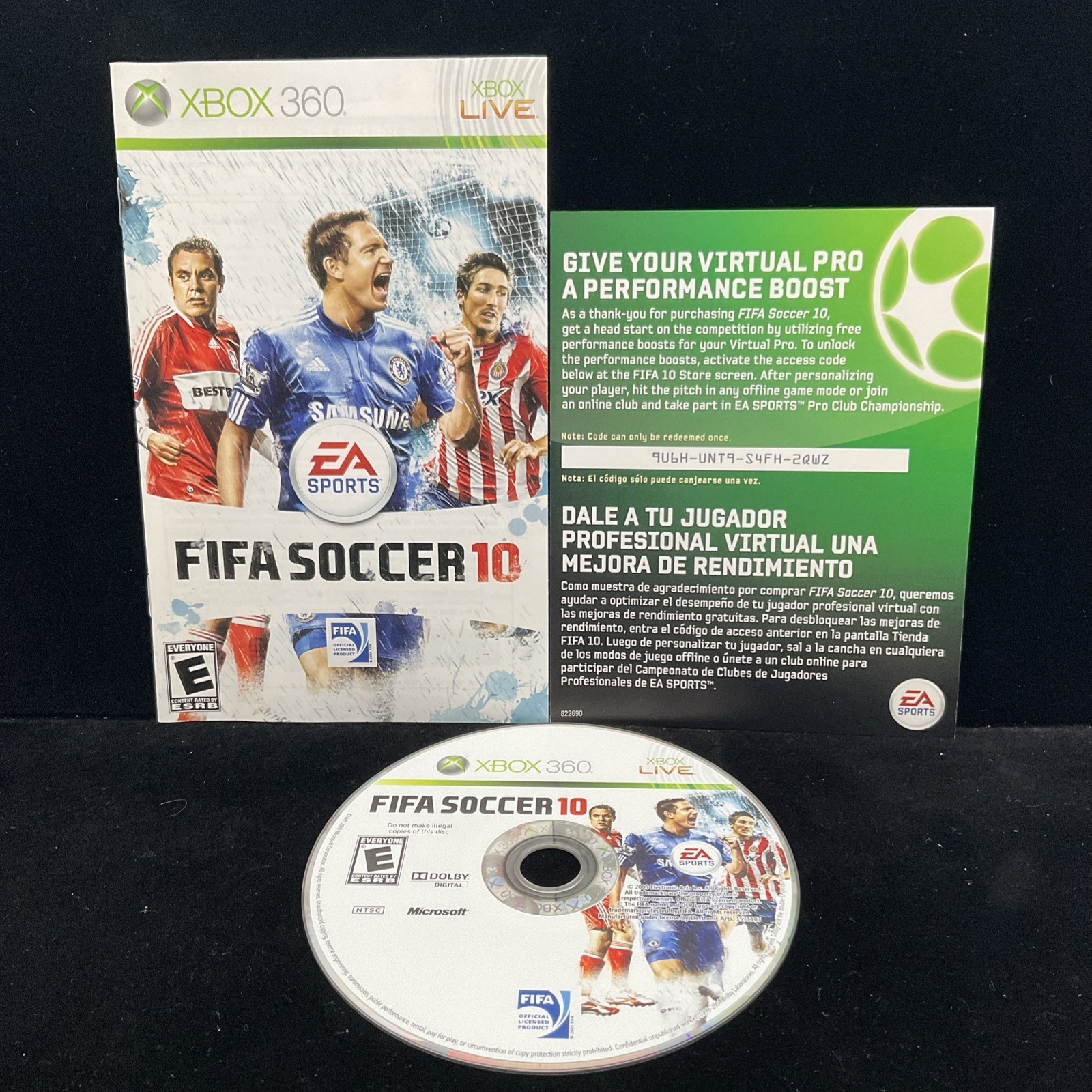 FIFA Soccer 10 (Xbox 360) Tested & Complete CIB Clean 1 Yr Warranty Refurbished