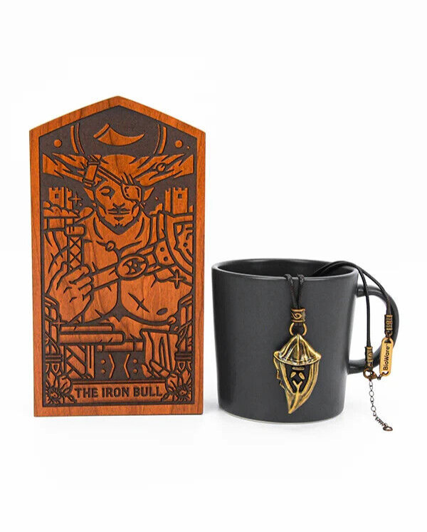 BioWare Officially Licensed Dragon Age Iron Bull Necklace Scroll Romance Bundle