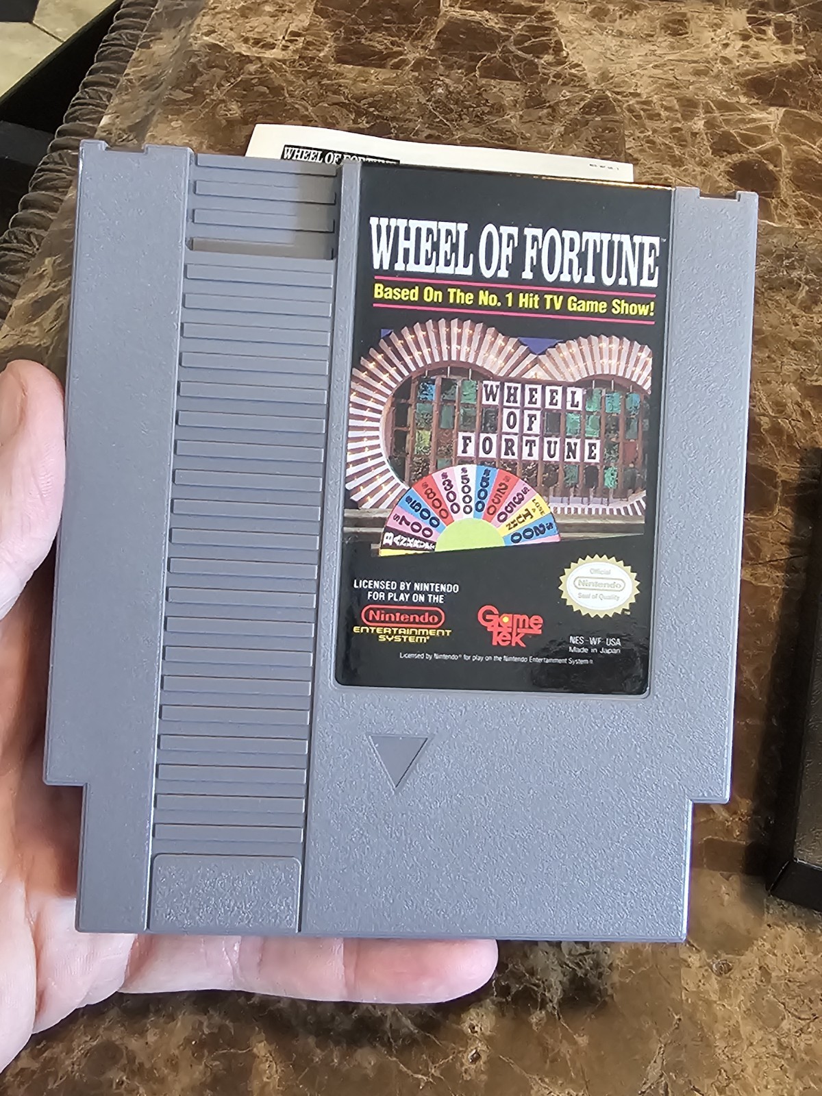 Wheel of Fortune Nintendo Entertainment System 1988 NES Complete CIB Tested NICE