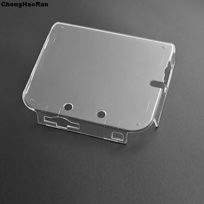 2pc Clear Protective Case Cover Hard Shell Skin+Anti Dust Film for 2DS Nintendo