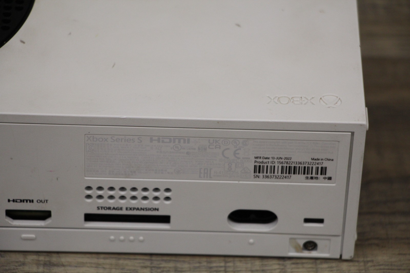 Microsoft Xbox Series S 512GB Console ONLY FOR PARTS/REPAIR White
