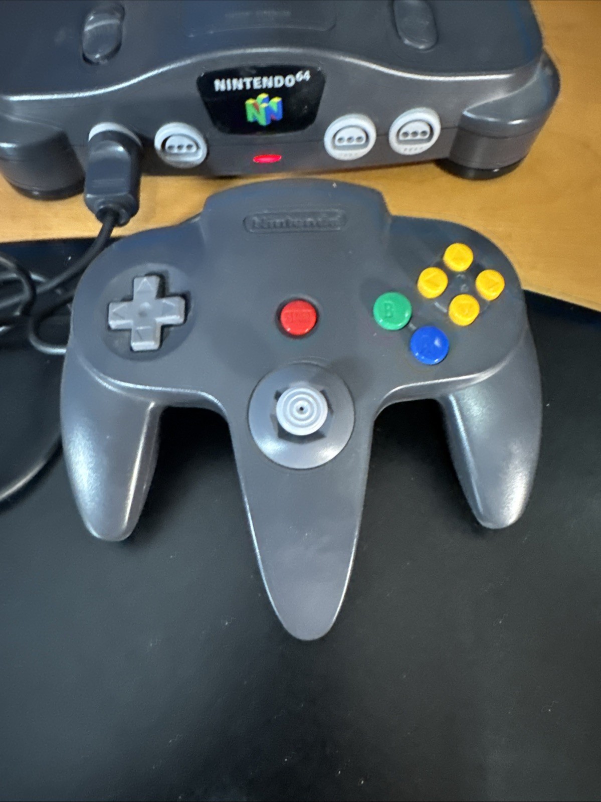 Nintendo 64 N64 Original System Console With 1 Original OEM Controller & Cords!