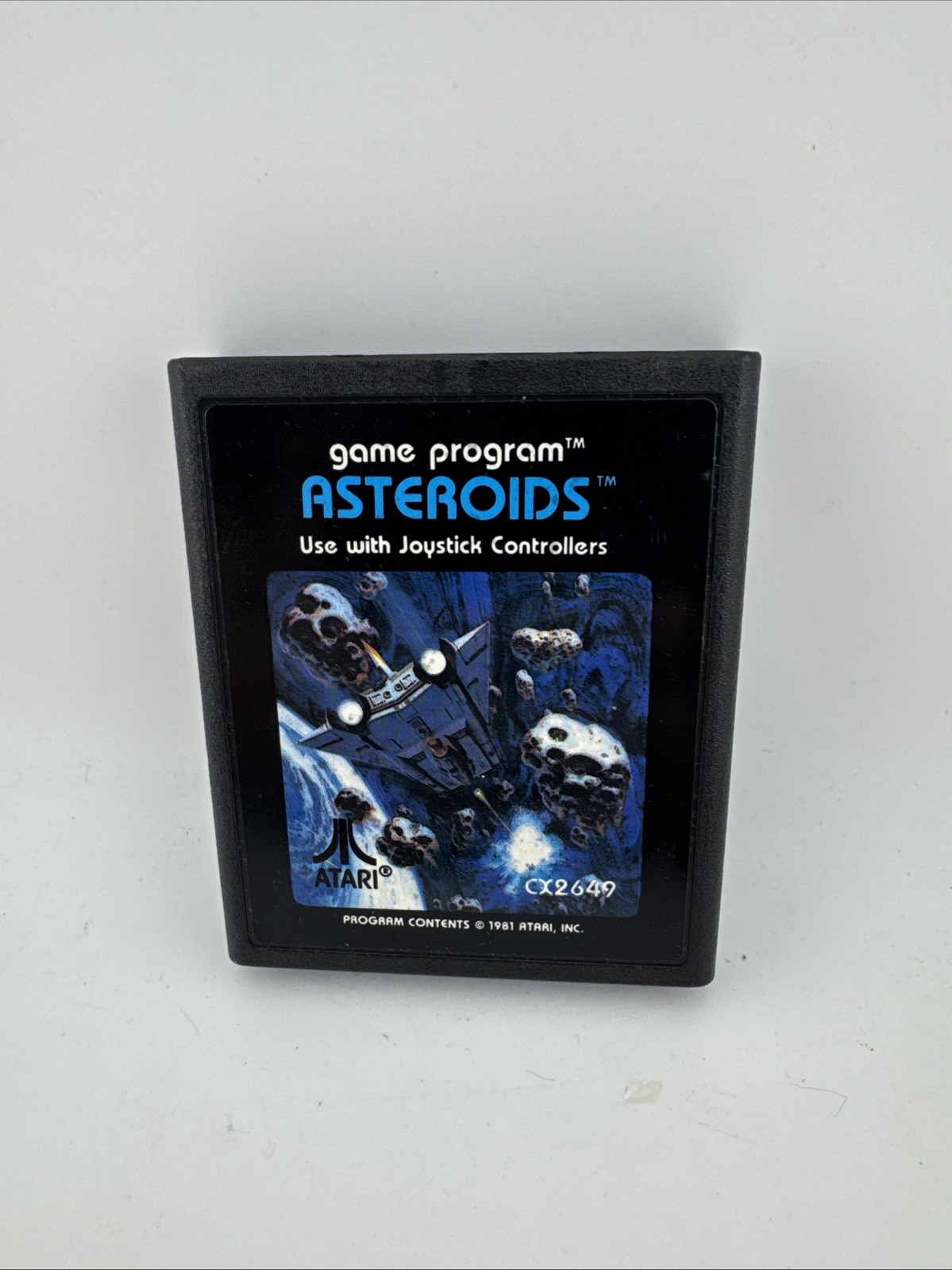 Asteroids Atari 2600 Game Cartridge 1981 Vintage Video Game Untested Cx2649