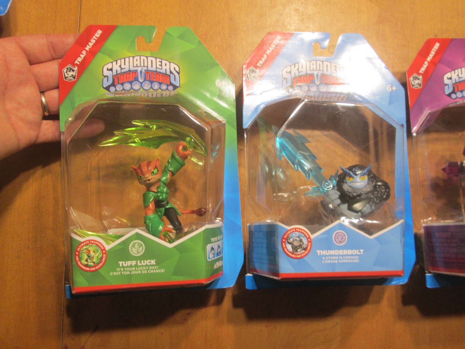 Skylanders Trap Team MASTER THUNDERBOLT TUFF LUCK BLASTERMIND MAGIC AIR + LOT