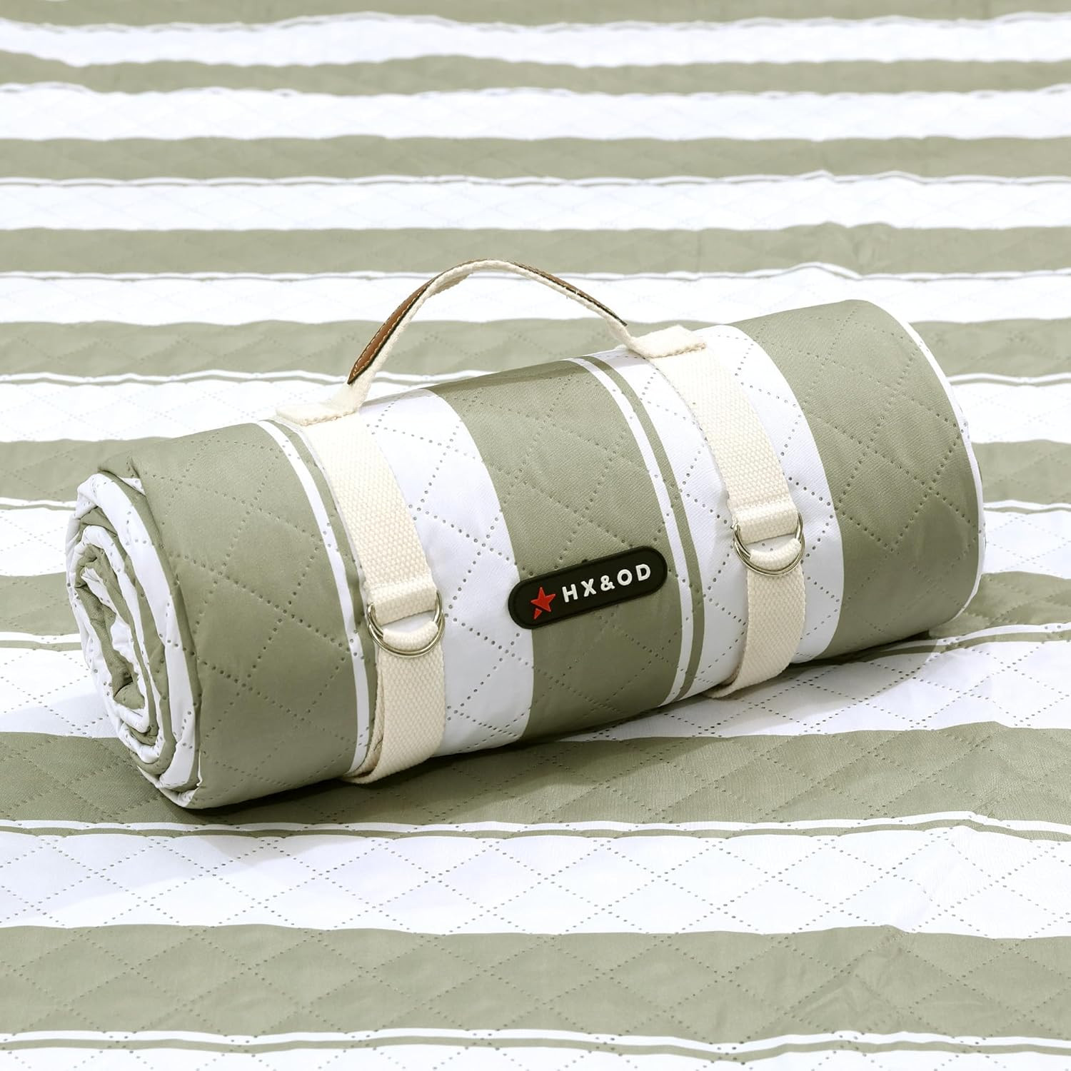 Manta picnic exterior extra grande de 80×80 impermeable plegable con correa