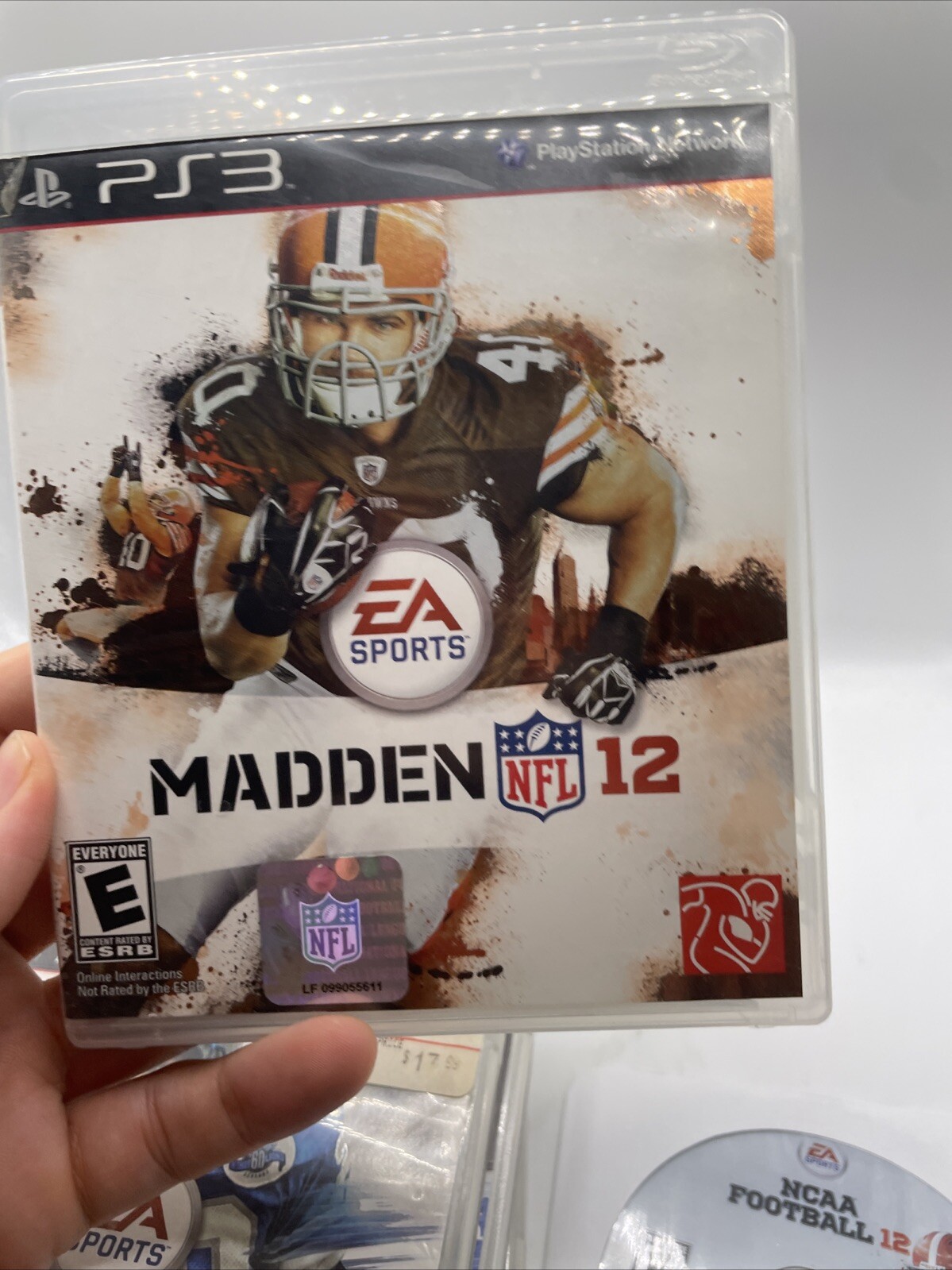 PS3 Lot Of 6- Madden 12,25/NCAA Football 10,12/Brazil Soccer 2014 & Sports Champ