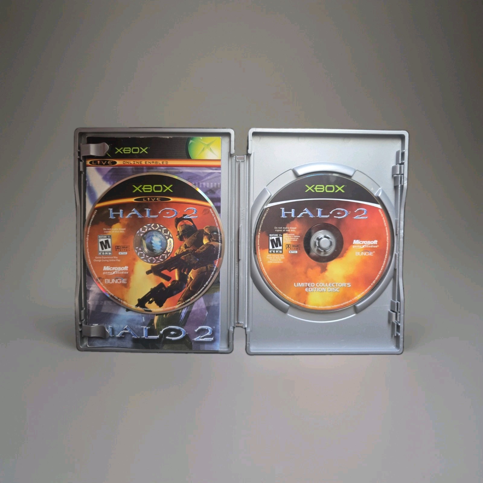 Halo 2: Limited Collector’s Edition Xbox Discs + Steelbook Case + Inserts