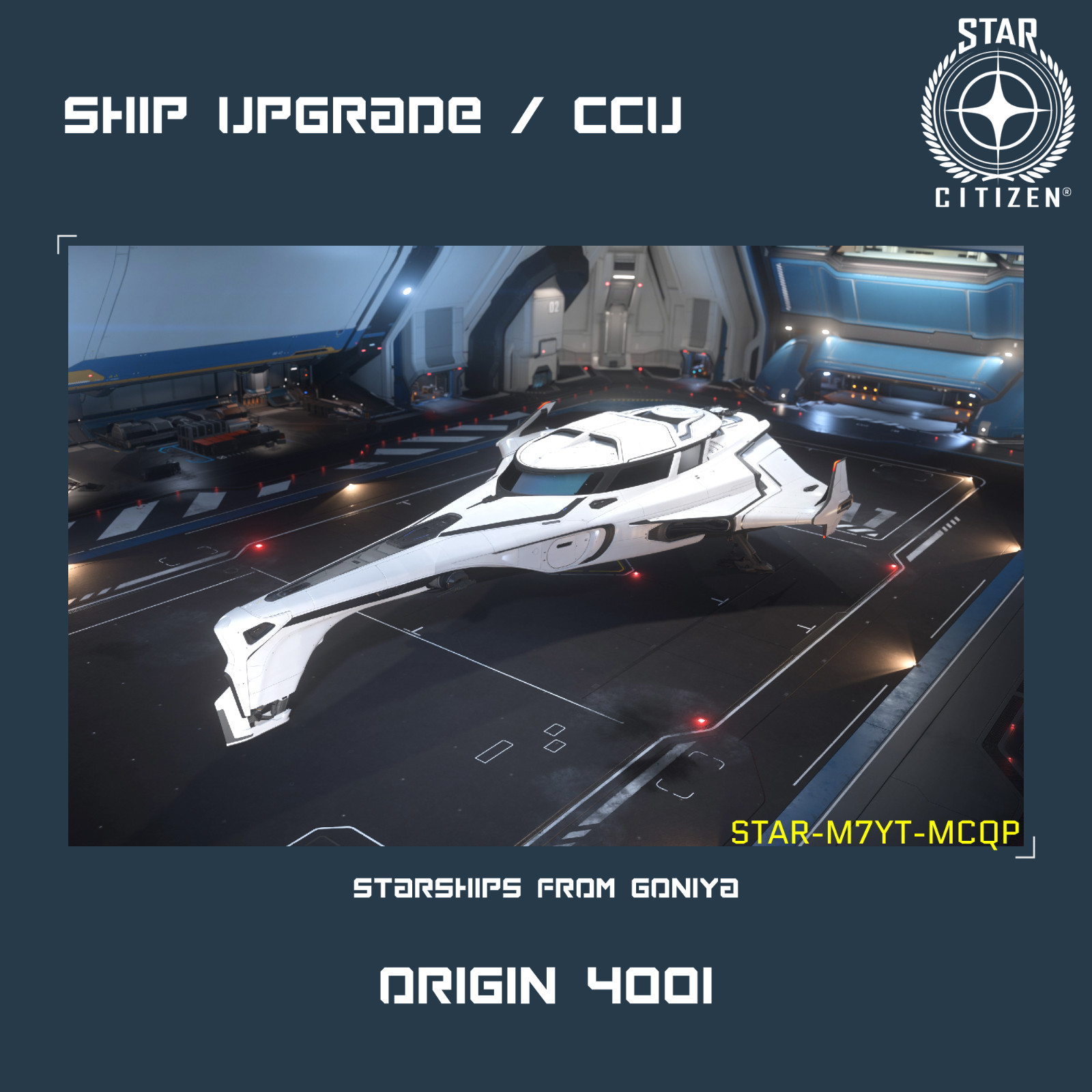 STAR CITIZEN – ORIGIN 400I UPGRADE – (CCU)