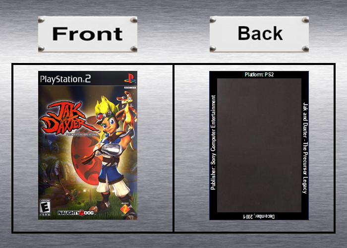 Jak Trilogy Video Game Box Art *PS2* High Quality Magnet / Set