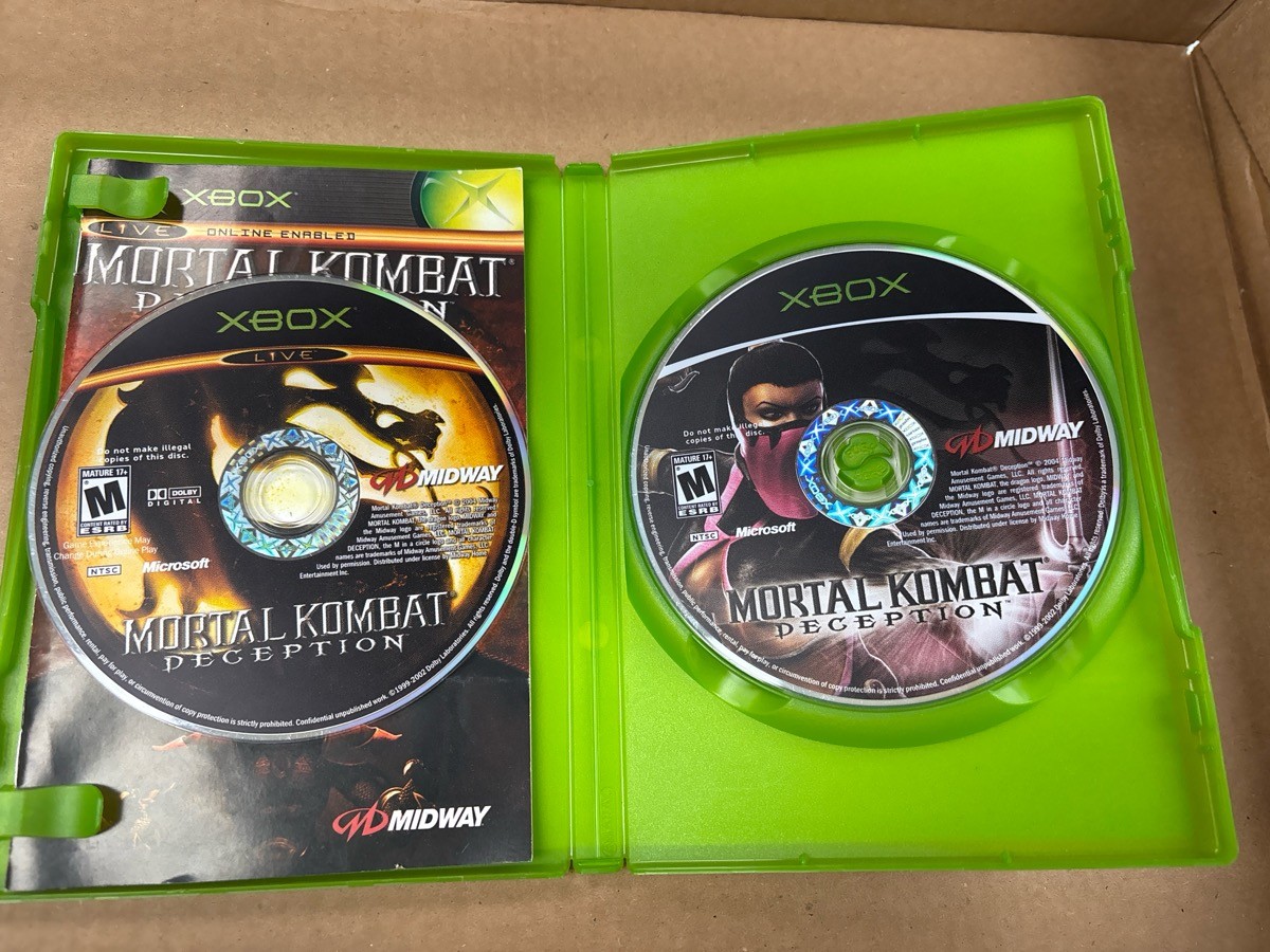Mortal Kombat Deception Microsoft XBox Game CIB (QUC027651)