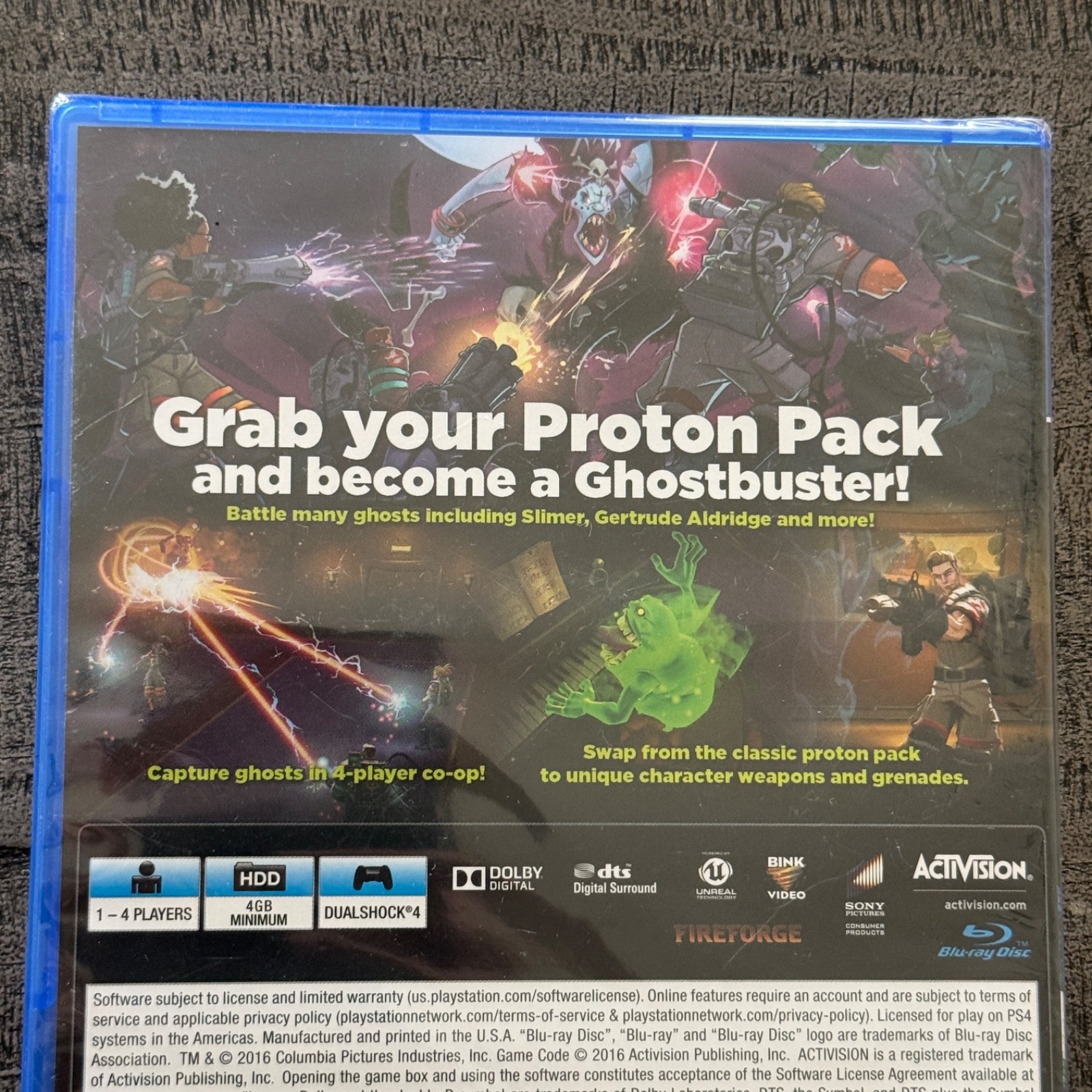 Ghostbusters for Sony PlayStation 4 2016 Activision PS4 Brand New Sealed