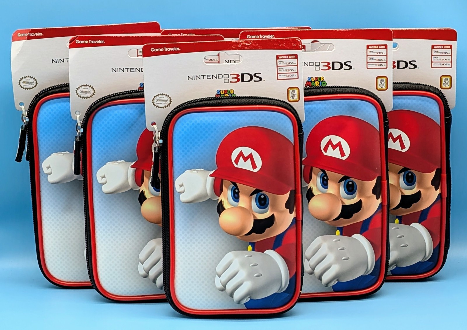 Nintendo 3DS/2DS XL RDS Game Traveler Super Mario Carrying Case DSi 3DSXL515MB