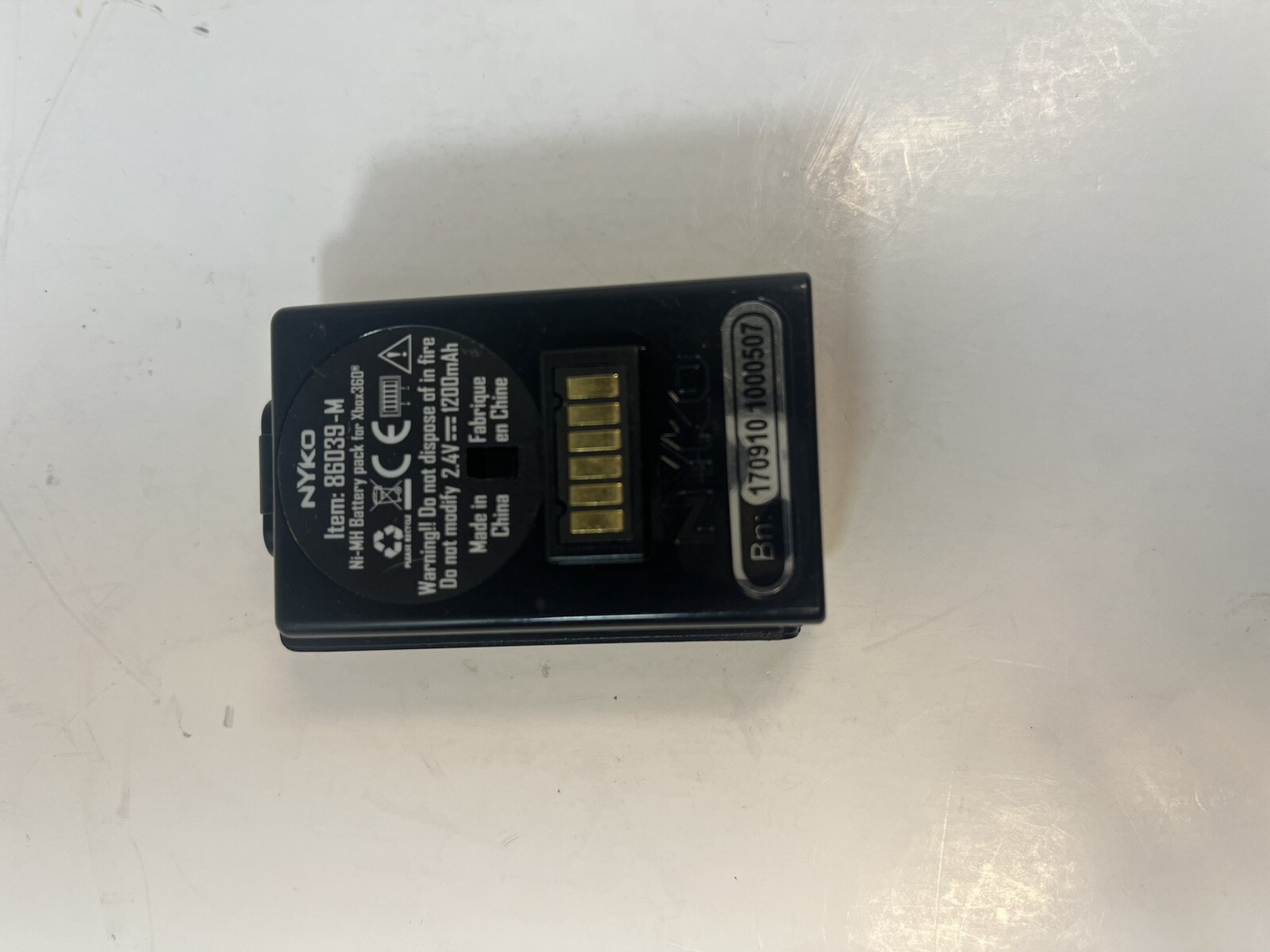 Lot Of 5 Untested Nyko and Power Pack Rechargable Battery for 360 controllers
