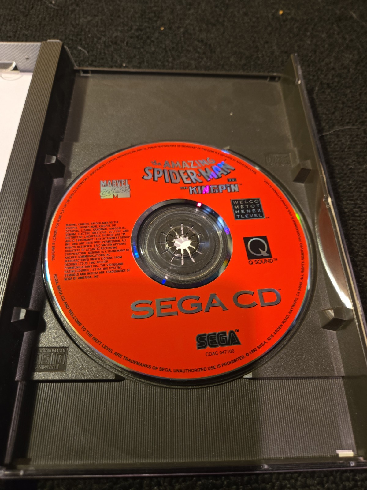 Amazing Spider-Man vs. The Kingpin (Sega CD, 1993)
