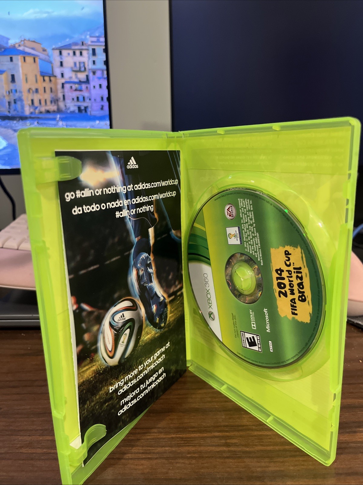 2014 FIFA World Cup Brazil Microsoft Xbox 360 2014 with case tested working