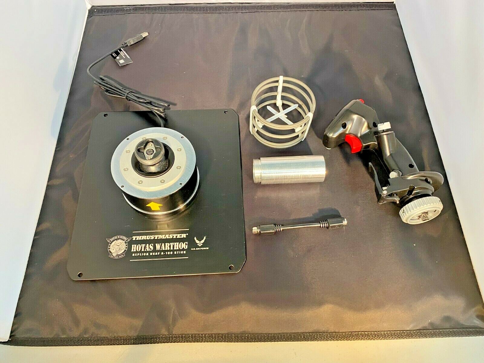 10CM EXTENSION KIT FOR THRUSTMASTER WARTHOG HOTAS w/ 2X Spring and cable by CRI