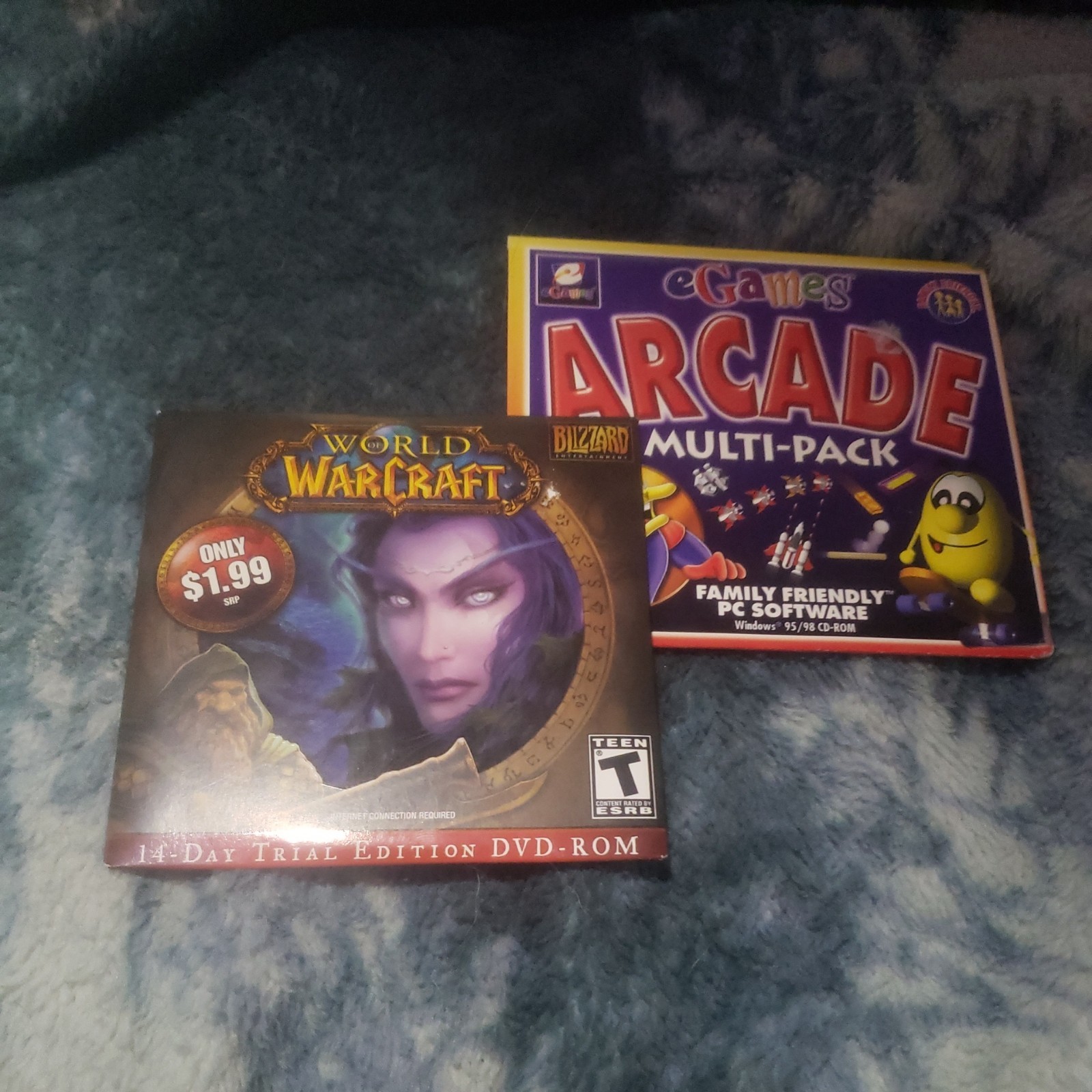 World of Warcraft 14 Day Trial Edition DVD-ROM with bonus arcade mulipack ROM