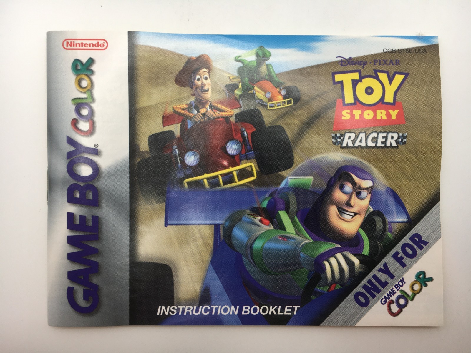 Nintendo Game Boy Color 2001 – Toy Story Racer w/ Box & Manual (Works)