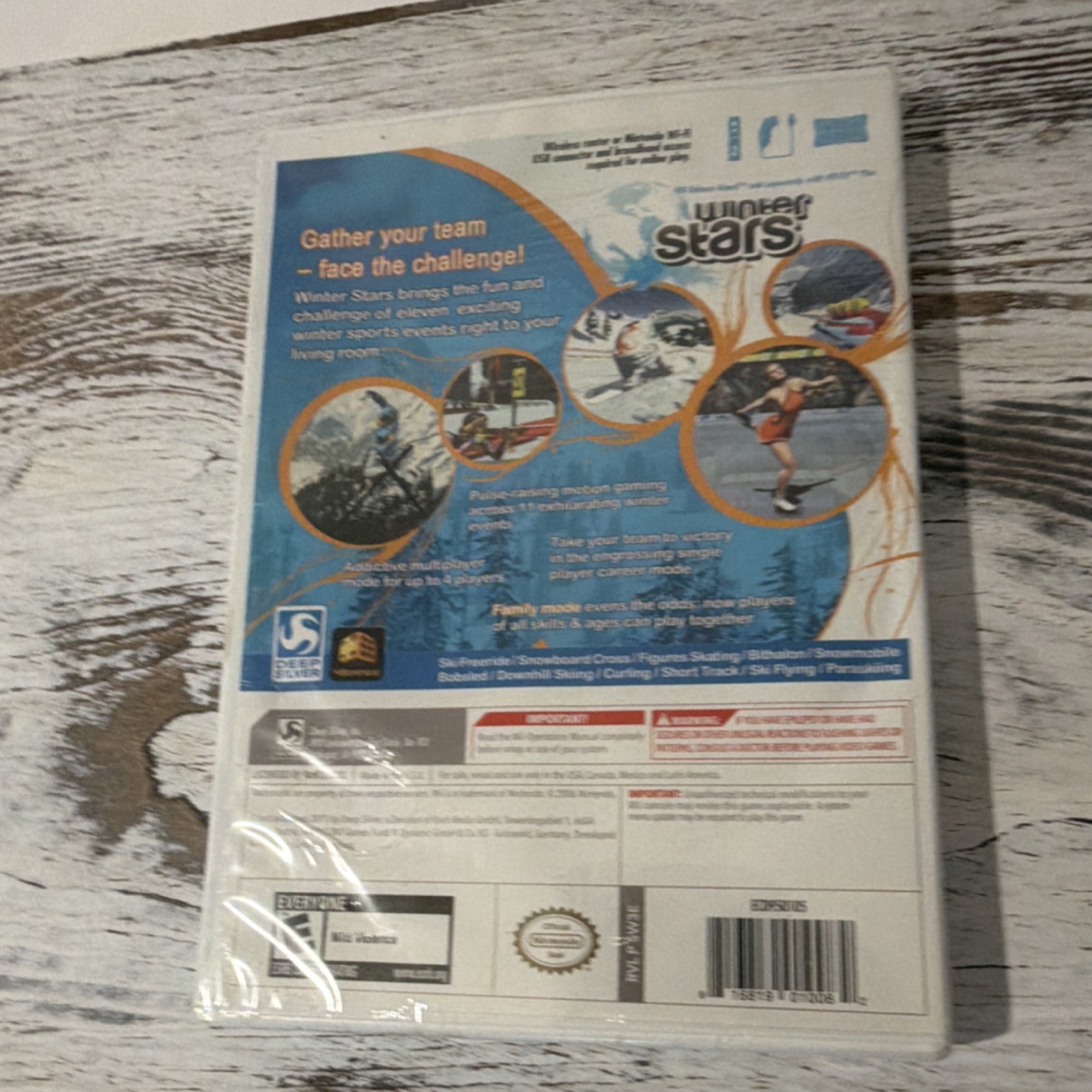 Deep Silver Winter Stars Nintendo Wii Multiplayer Sports Game Wi-Fi Compatible