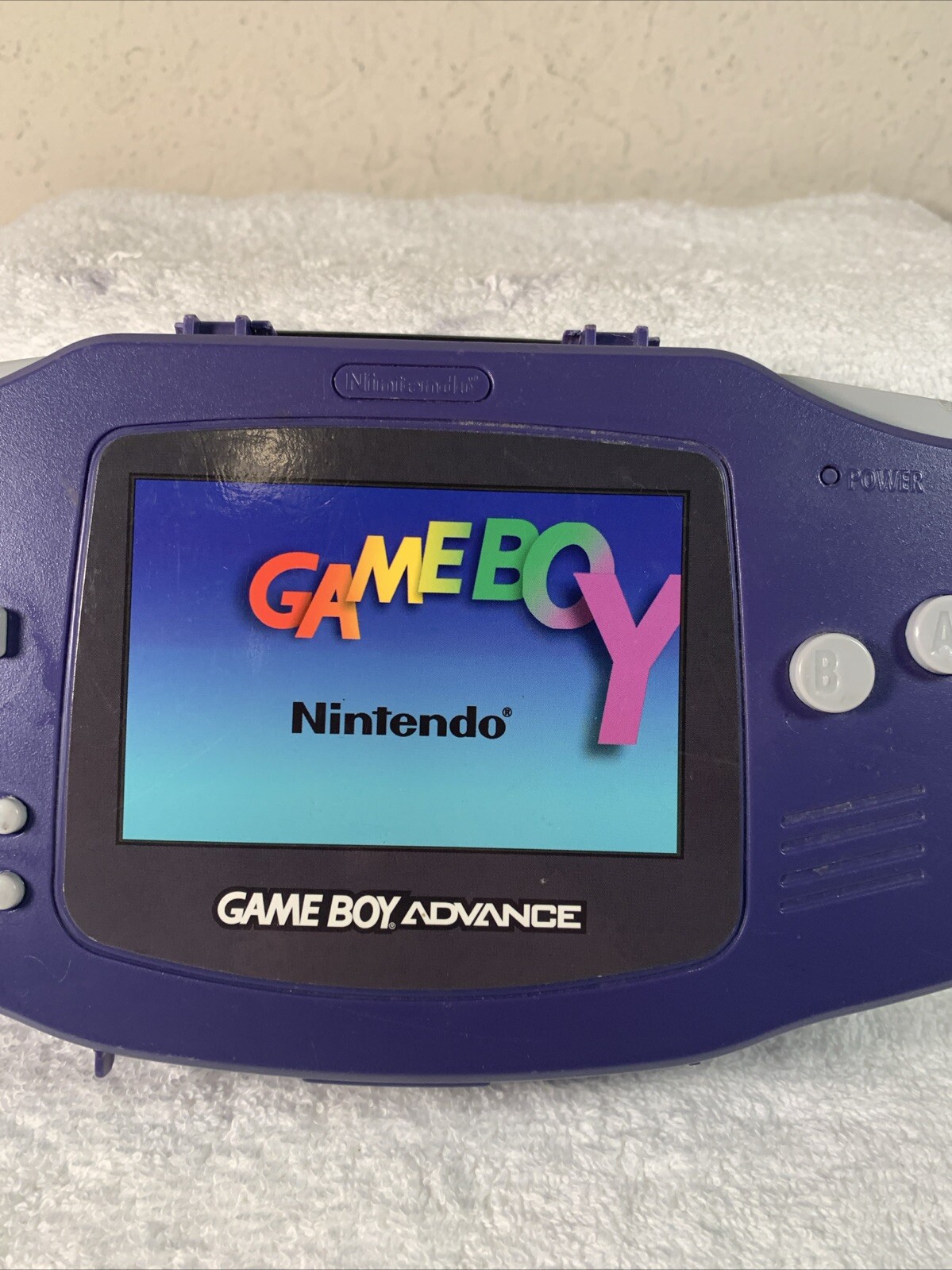RARE Game Boy Advance Hard Shell Carrying Case 2002 ALS – Indigo Purple Readinfo