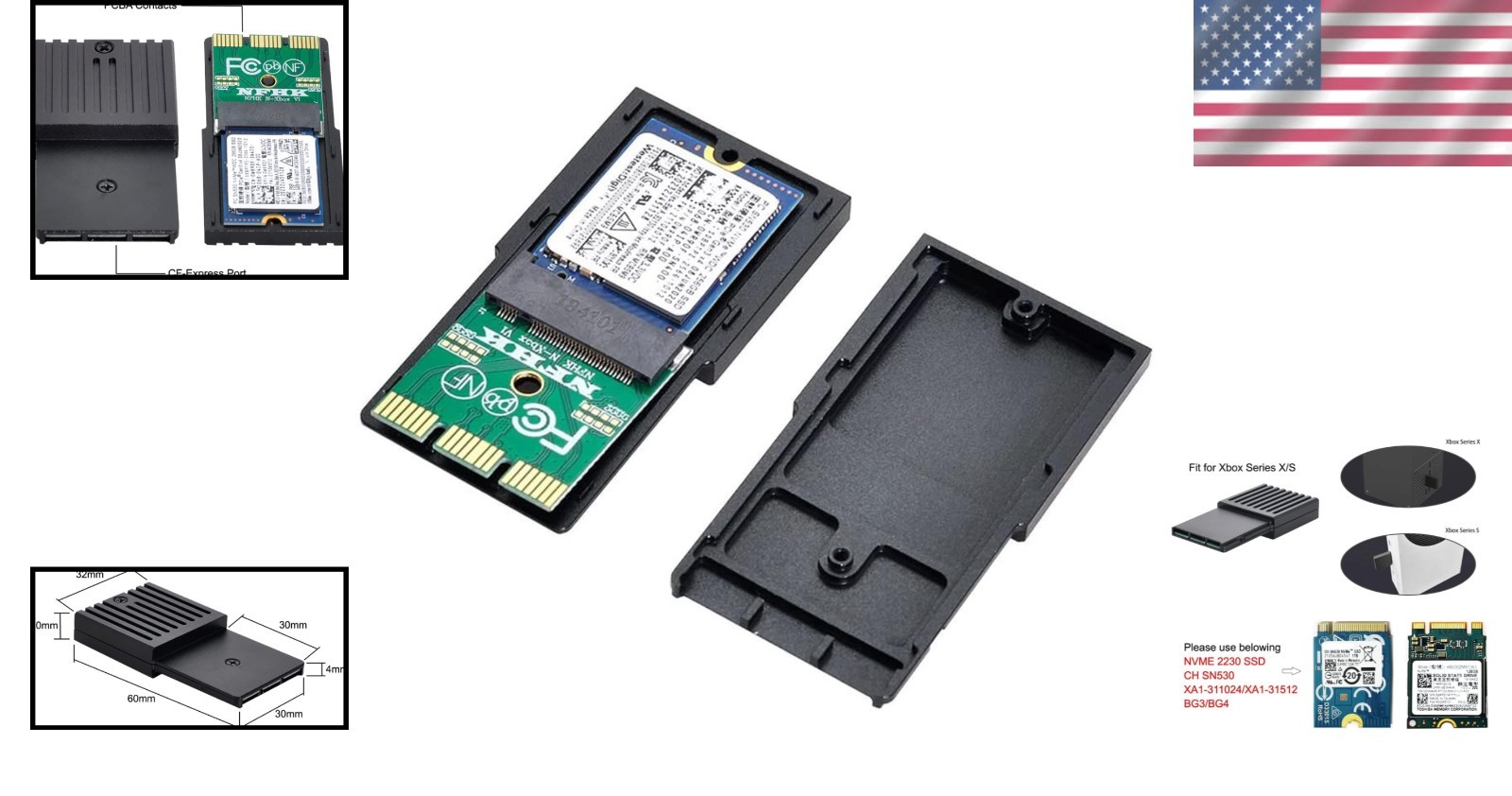 PCIe4.0 CH SN530 SSD Expansion Memory Card for Xbox*-