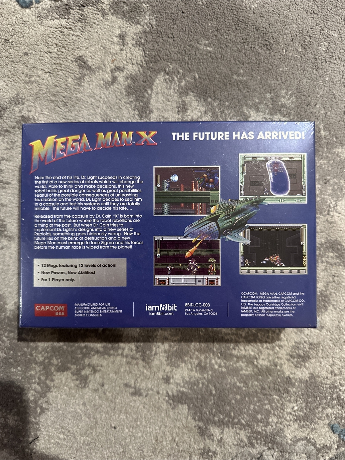 NEW/SEALED Mega Man X 30th Anniversary iam8bit Legacy Collection Cartridge SNES