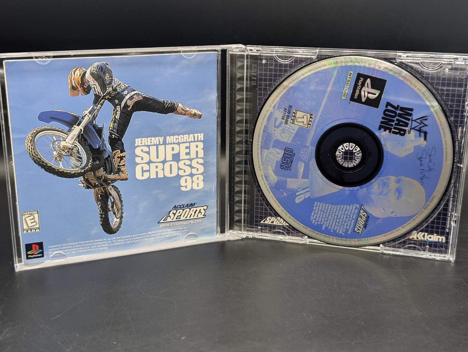 WWF Warzone ( PlayStation 1 ) CIB W/ Reg Card – Near Mint Disc – Tested