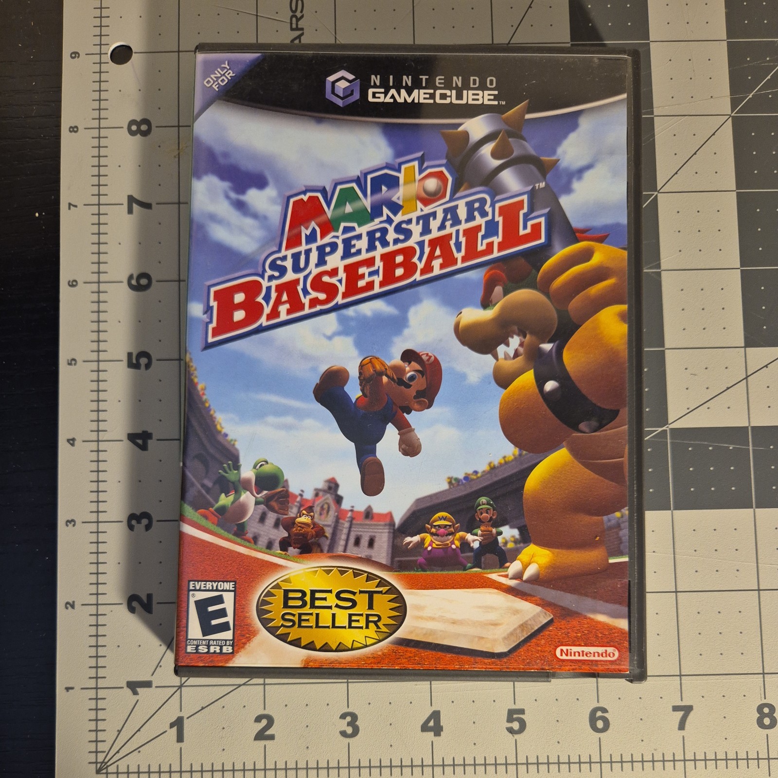 Mario Superstar Baseball (Nintendo GameCube, 2005) Tested. No Manual.